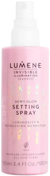 Lumene Invisible Illumination Spray fixator de machiaj Dewy Glow, 100 ml