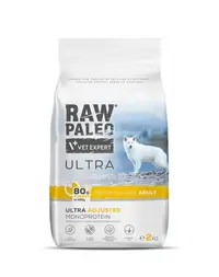 RAW PALEO Ultra Turkey Medium&Large Adult 2kg pentru caini adulti rase medii si mari, din curcan