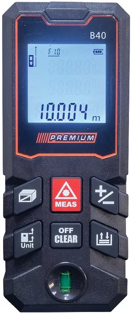 Flexometro cu laser Premium - 41350, 40 m