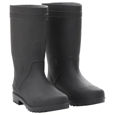 Gossi cizme de ploaie, negru, pvc, marime 39