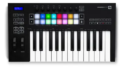 MIDI controler Novation - Launchkey 25 MKIII, negru