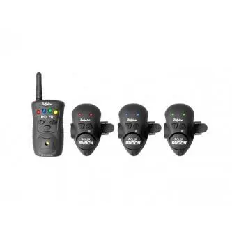 Set avertizori/senzori Delphin ROLER SHOCK, 3+1, vibratie, montare pe lanseta