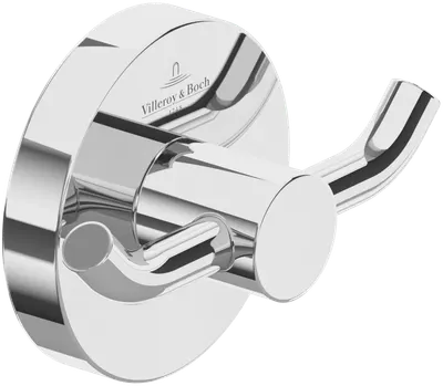 Cuier dublu 76x32x54mm, crom lucios, Villeroy Boch Elements-Tender