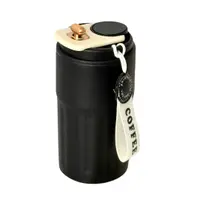 Termos Digital CoffeeMug, Display LED, Termometru inclus, Otel Inoxidabil Interior, Negru, 450ml,MIX14823