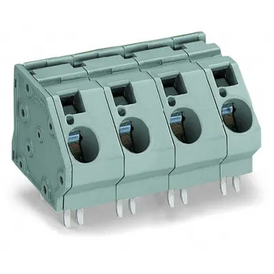 PCB terminal block; 16 mm²; Pin spacing 15 mm; 3-pole; CAGE CLAMP®; commoning option; 16,00 mm²; gray