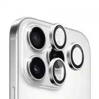 Folie de protectie Camera Spate Blueo 99 Anti-Refective HD pentru Apple iPhone 16 Pro Max / 16 Pro, Sticla Securizata, Argintie