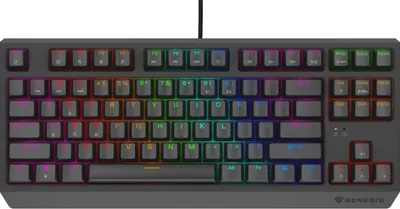 Tastatură mecanică Genesis - Thor 230 TKL Lite, Outemu Red, RGB, negru