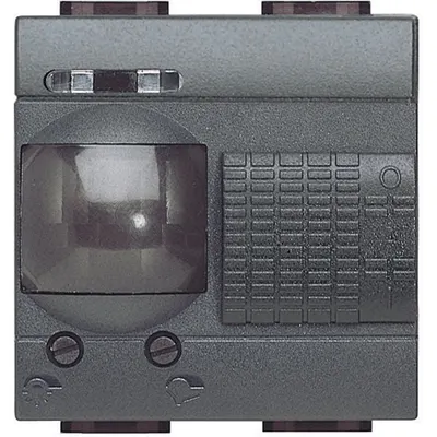 Senzor de miscare cu infrarosu pasiv Bticino Living Light L4432, antracit