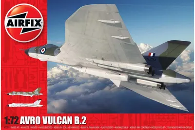 Model de asamblare Airfix Militar: Avioane -bombardier strategic englez Avro Vulcan B.2