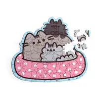 Puzzle din lemn Pusheen the Cat, 130 de piese
