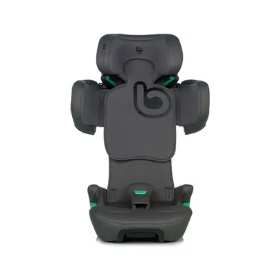Scaun auto pentru copii Be Cool Foldy Antracit, I-Size, sistem isofix, pliabil, 100-150 cm, 4-12 ani, ECE R129