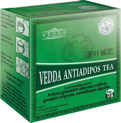Ceai antiadipos, 30 plicuri, Vedda