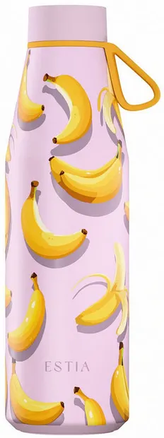 Sticlă termică Estia Flow - Banana Mood, 500 ml