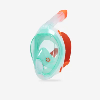 Mască Easybreath Snorkeling la suprafață + (>10ani) VERDE