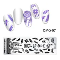 Matrita Metalica Nail Art - OMQ-07