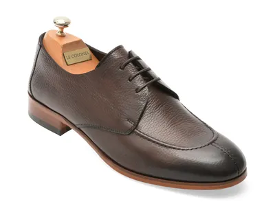Pantofi eleganti LE COLONEL maro, 72903, din piele naturala