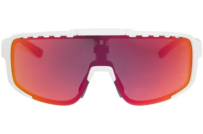 Ochelari de ciclism Bold 2.0 cu lentilă roșie, alb