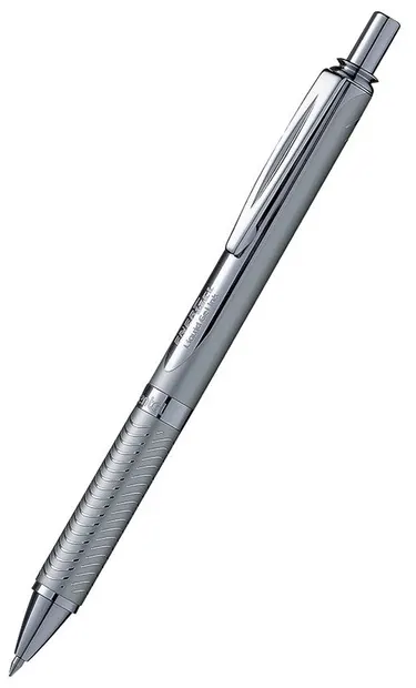 Roller automat Pentel BL 407 - Argintiu, in cutie