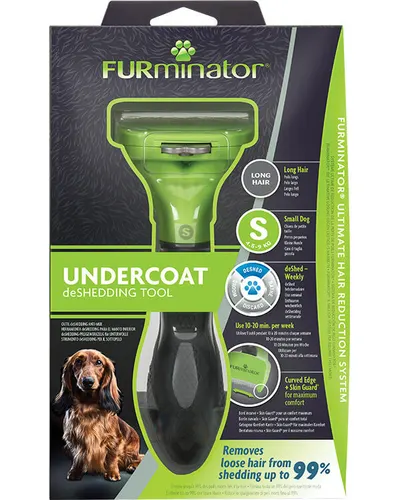 Trimmer profesional Furminator, blana lunga - S