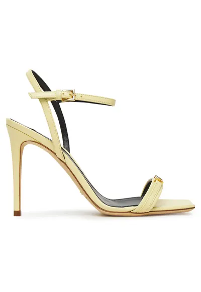 Sandale dama - Lemonade DC7 - piele naturala - galben