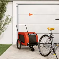 Gossi remorca bicicleta animale companie portocaliu/negru oxford/fier