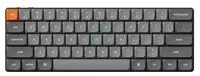 Tastatură mecanică Keychron – K9 Max, Milk POM Red Linear, RGB, neagră/gri