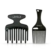 Set piepteni coafor - L3VEL3 /frizerie - Pick - 2 buc