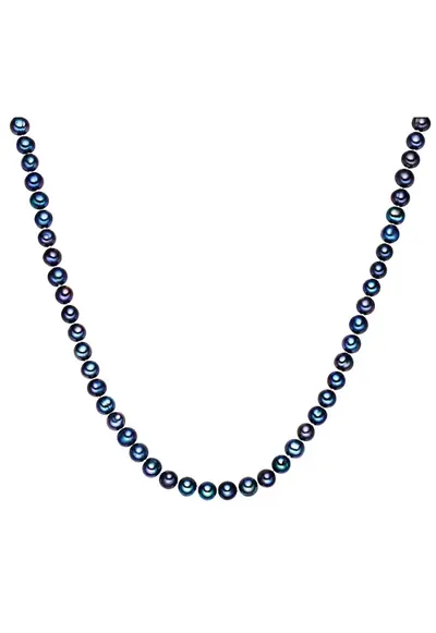 Colier cu perle Albastru - 90 CM