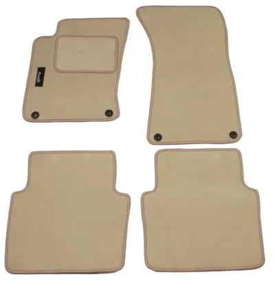 Covorase auto (set, velur, 4 bucati, culoare bej) AUDI A8 intre 2002-2010