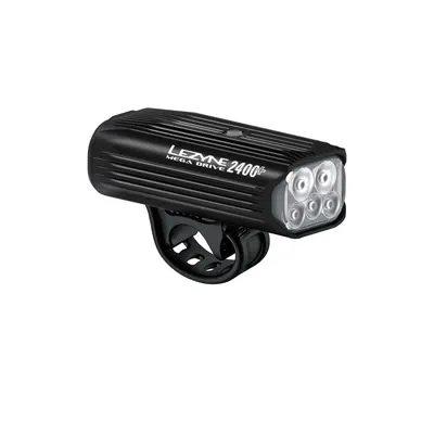 Lezyne Mega Drive 2400+ Gloss Black - lanternă frontală, 2400 lumeni