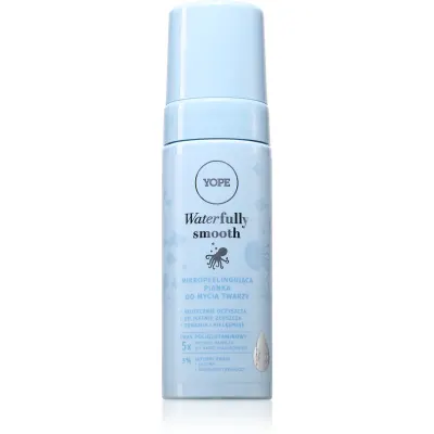 Yope Waterfully Smooth Foam spuma exfolianta pentru curatare faciale 150 ml