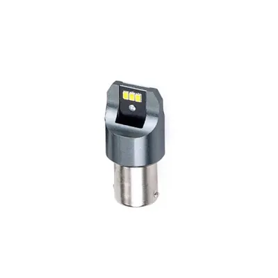 Bec auto o faza BA15S P21W T.V. 6SMD 3020 12V CANBUS nonpolar 330 lumen Cod: SPT06-1156-W