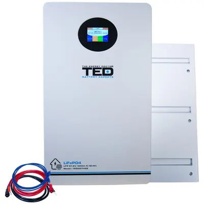 Acumulator Lithium LiFePo4 48V 100Ah, Smart BMS & Bluetooth, plugin, 5120Wh, TED Electric TED007452