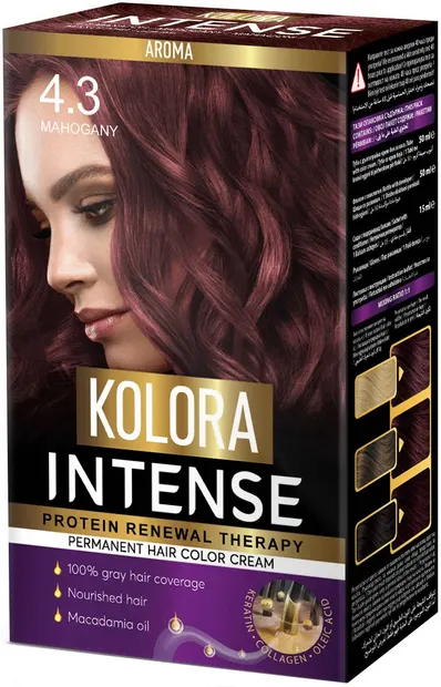 Kolora Intense Vopsea de păr, 4.3 Mahon