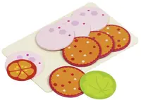 Set de joc Goki - Felii de lemn de mâncare
