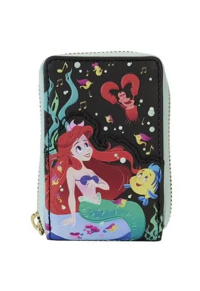 Portofel mini cu fermoar - Disney Mica Sirena - multicilor
