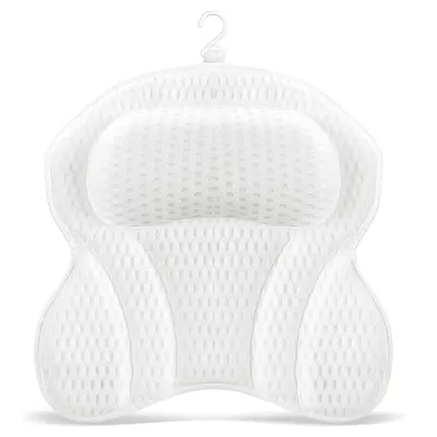 Perna de baie, 4D Air Mesh, 6 ventuze antiderapante, impermeabil, 45x47cm