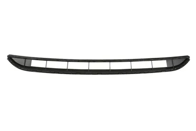 Grila bara fata potrivit VW TOUAREG 2010-2014 - inferior mijloc plastic, negru