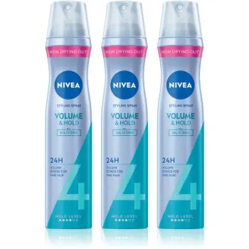 NIVEA Volume Care fixativ pentru volum maxim 3 x 250 ml