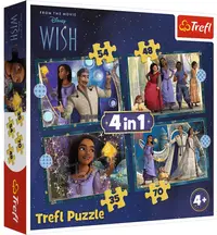 Puzzle Trefl 4 în 1 - Visele devin realitate