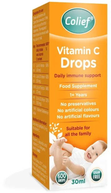 Vitamin C Drops, 30 ml, Colief