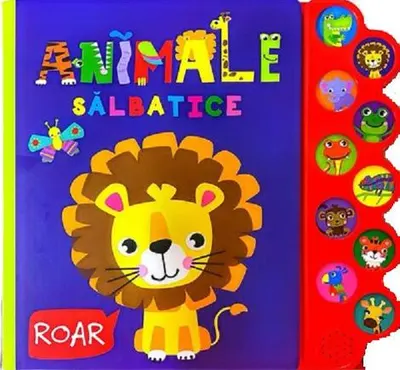 Animale salbatice. Carte 10 sunete
