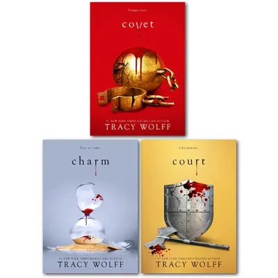 Crave Series 3 Books Collection Set By Tracy Wolff (covet, Court, Charm)