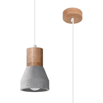 Lampa suspendata QUBIC gri