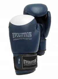Mănuși de box Evolution Pro sintetice, velcro, albastre