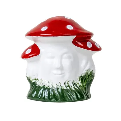 Ciuperca Decorativa Gradina, Latime 25 cm, Inaltime 25 cm, Ceramica