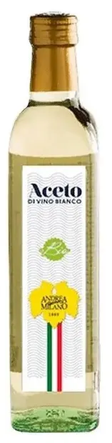 Oțet alb de vin, 6%, 500 ml, Andrea Milano