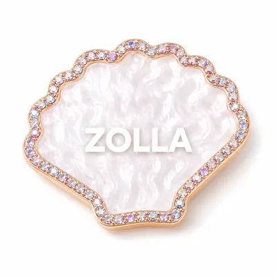 Paletă Pictură Zolla Tip Scoică cu Cristale pentru Nail Art, Manichiură și Amestec Culori