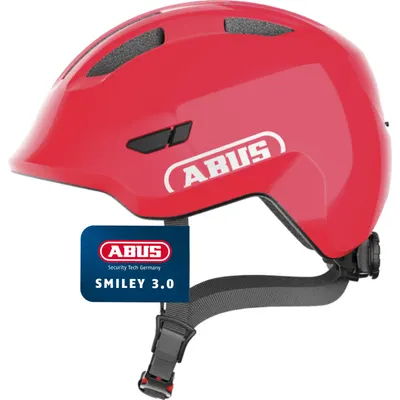 Casca bicicleta Abus Smiley 3.0 Shiny Red-M (50-55 cm)