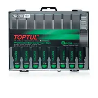 Set surubelnite de precizie, Toptul 8 piese